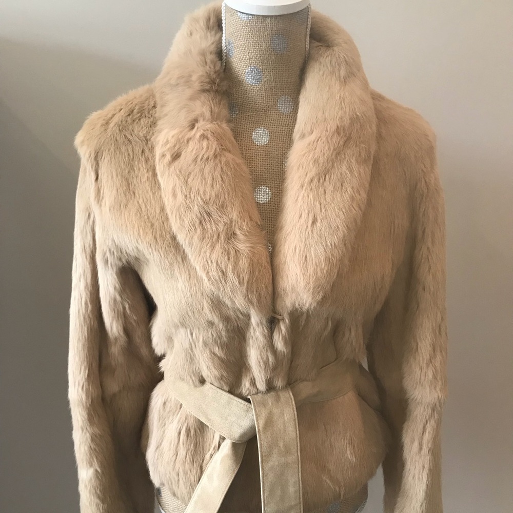 Short Rabbit Hair Jacket